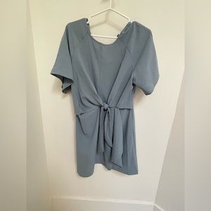 Hayden dusty blue dress